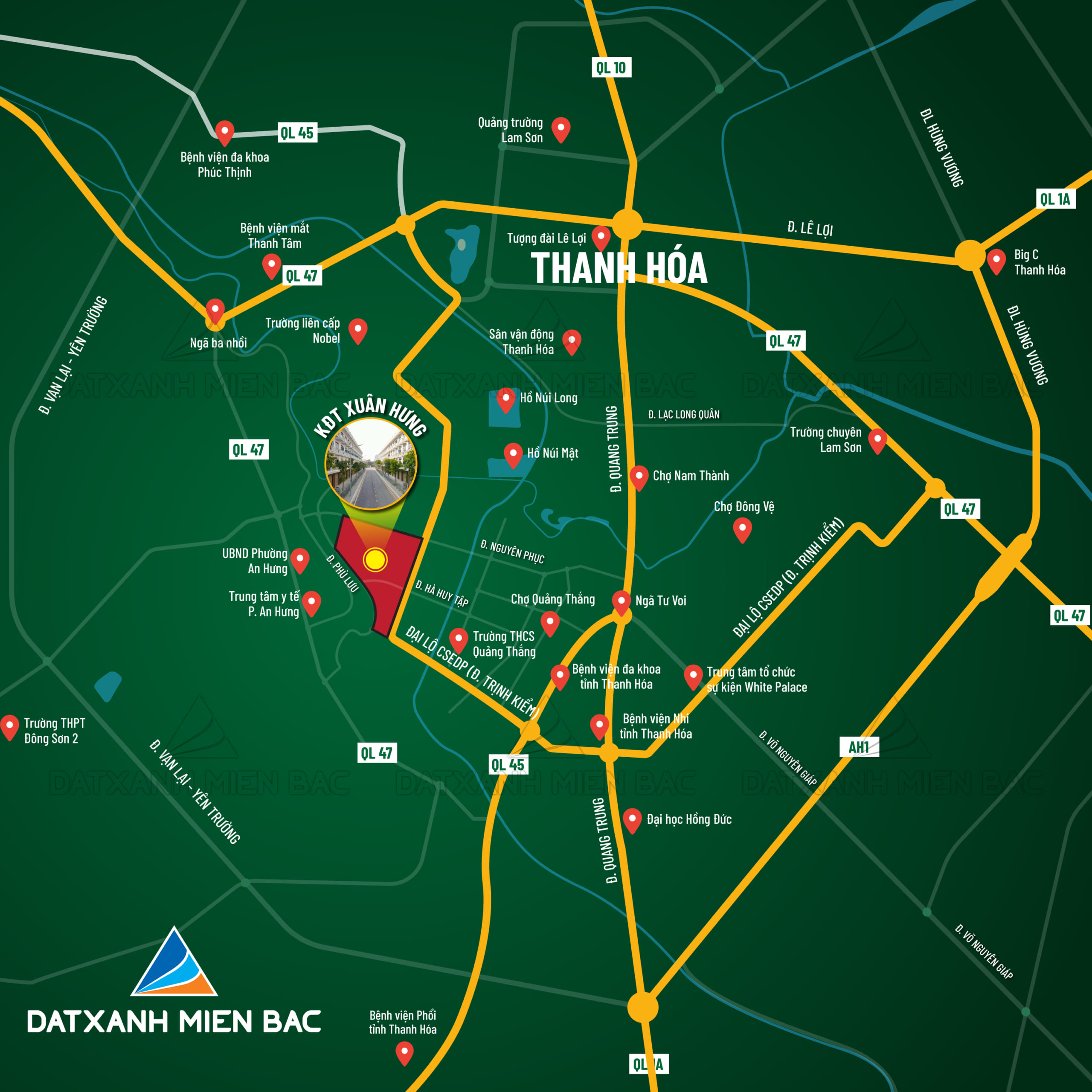 Vị trí kết nối đắc địa và thuận lợi